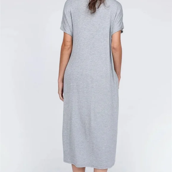 Casual Gray Maxi Dress - Picture 2 of 2